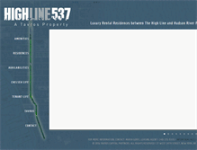 Tablet Screenshot of highline537.com